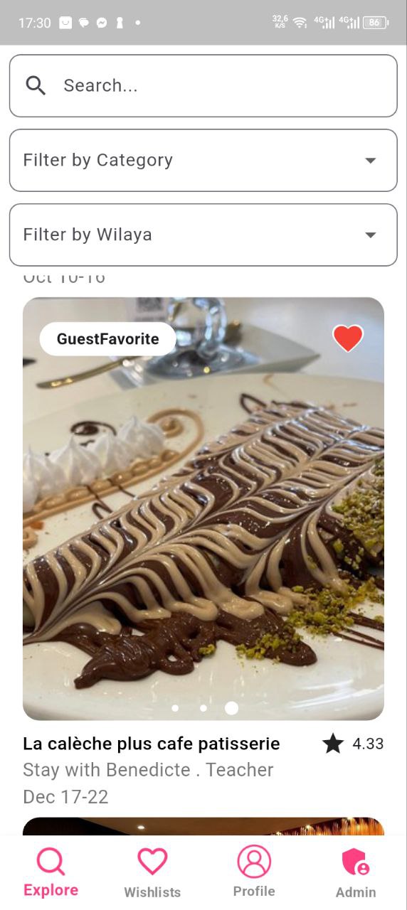 Algerian Restaurant App